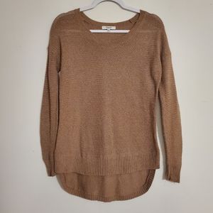🌻Madewell Tan Tunic Sweater